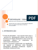 MARTINS, Ana Maria S. M. Densidade - Aplicações Para Planejamento Urbano