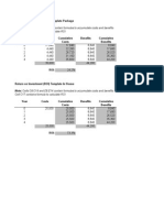 Cell C17 Contains Formula To Calculate ROI: Return On Investment (ROI) Template Package