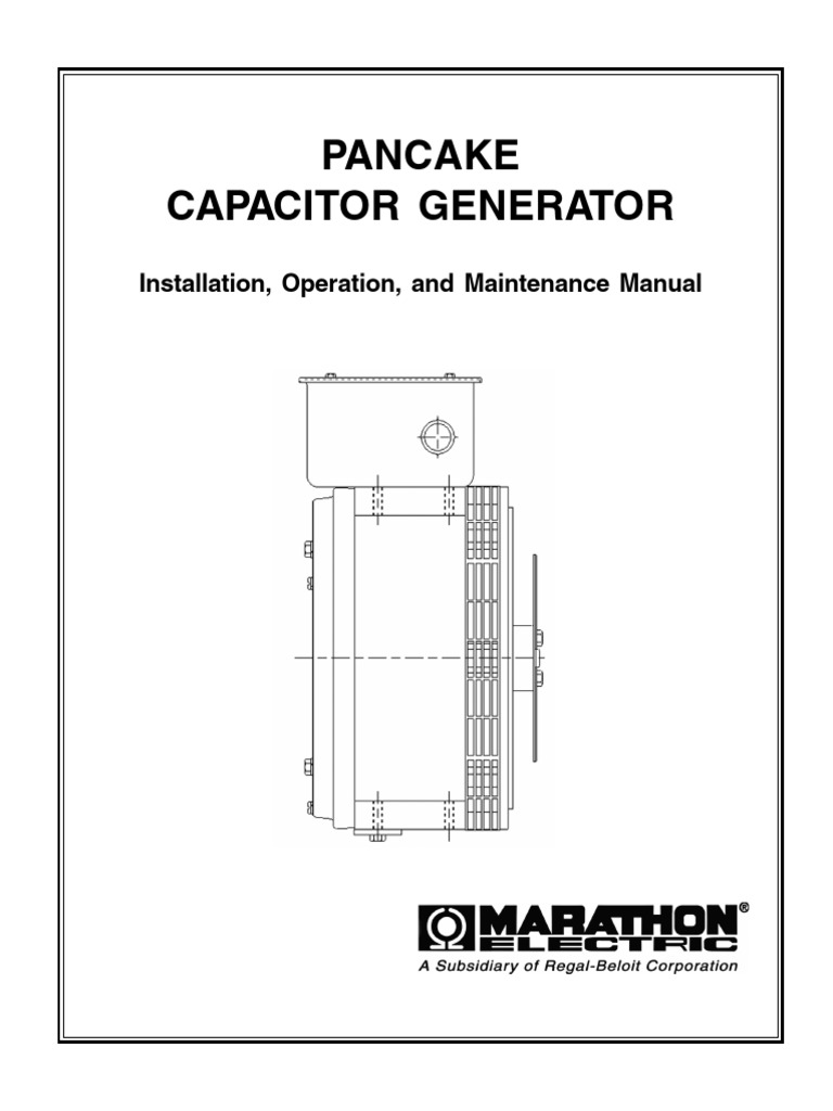 Pancake Capacitor Generator Electric Generator Capacitor