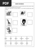 Atividades de Alfabetização