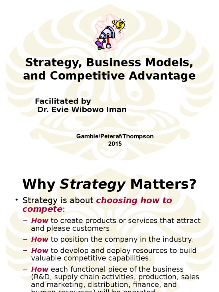 Understanding Business Strategy Essentials | PDF | Competitive ...