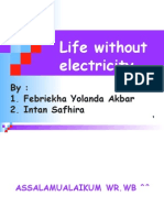 Bahasa Inggris Life Without Electricity