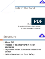 BIS Standards in Food Sector