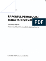 Raportul Psihologic Redactare Si Evaluare 1