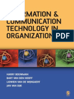 Dr Harry Bouwman, Dr Bart Van Den Hooff, Dr Lidwien Van de Wijngaert, Professor Jan a G M Van Dijk-Information and Communication Technology in Organizations_ Adoption, Implementation, Use and Effects