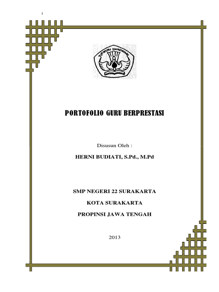 Contoh Portofolio
