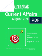 Current Affairs August
