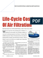 Life-Cycle Costing of Air Filtration