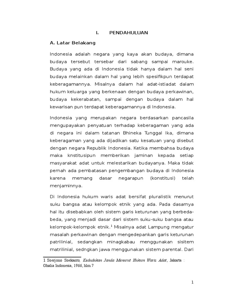 Makalah Waris Adat Jawa