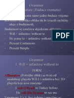 Grammar 1. The Future (Buduća Vremena)