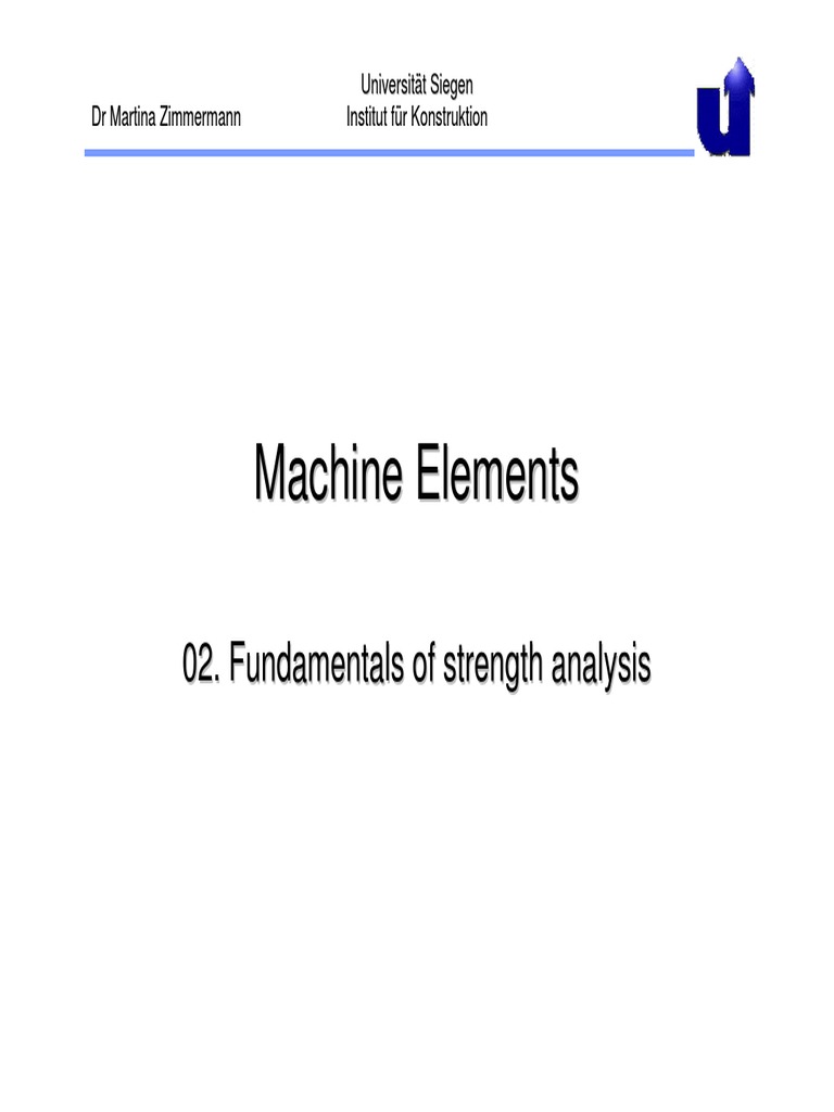 Machine Elements | PDF