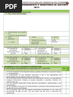 Ficha de Acompañamiento y Monitoreo Al Docente 2015 Primaria