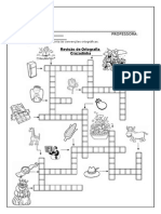 Cruzadinha - Revisão de Ortografia 1