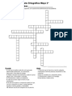 Reto Ortográfico Mayo 3°