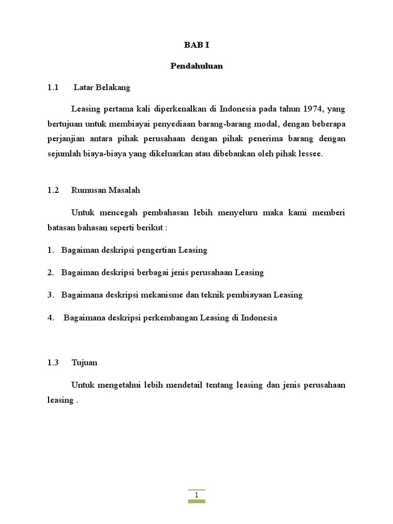 Makalah Leasing