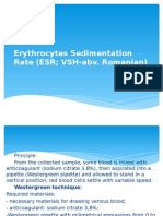 Erythrocytes Sedimentation Rate