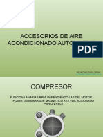 Accesorios de Aire Acondicionado Automotriz