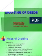 Drafting of Deeds