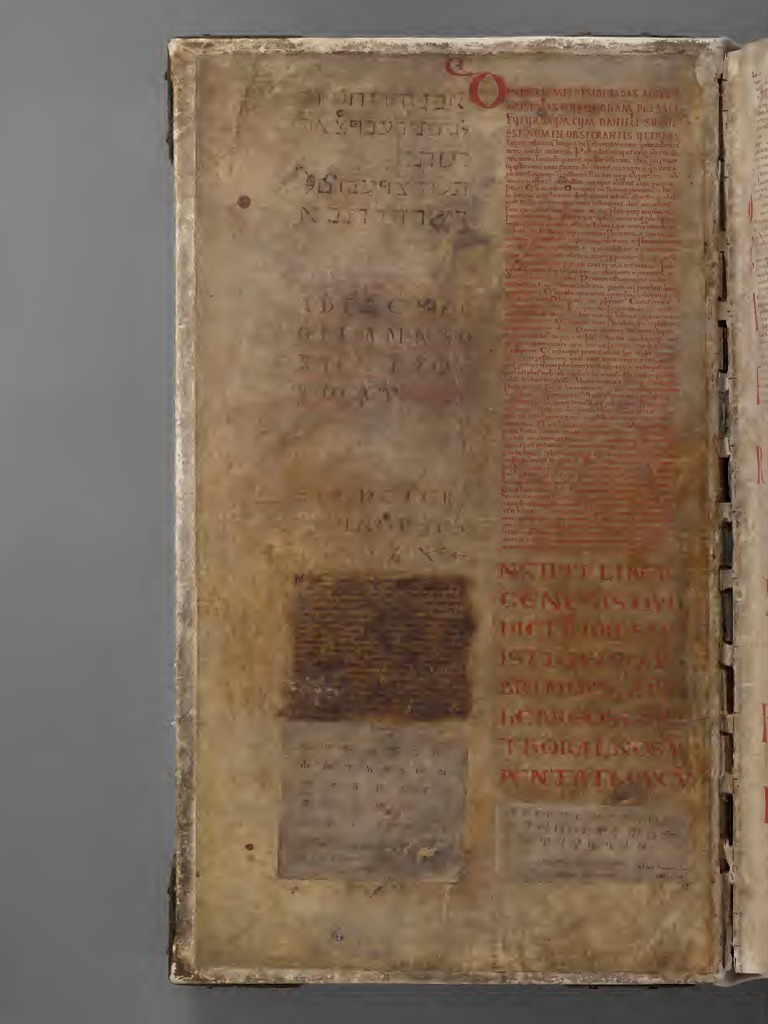 Codex Gigas Devils Bible Text Manuscrito Artes Del Libro