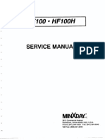 Minxray HF-100 X-Ray - Service Manual