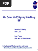 Atlas Centaur (AC-67) Lightning Strike Mishap 1987