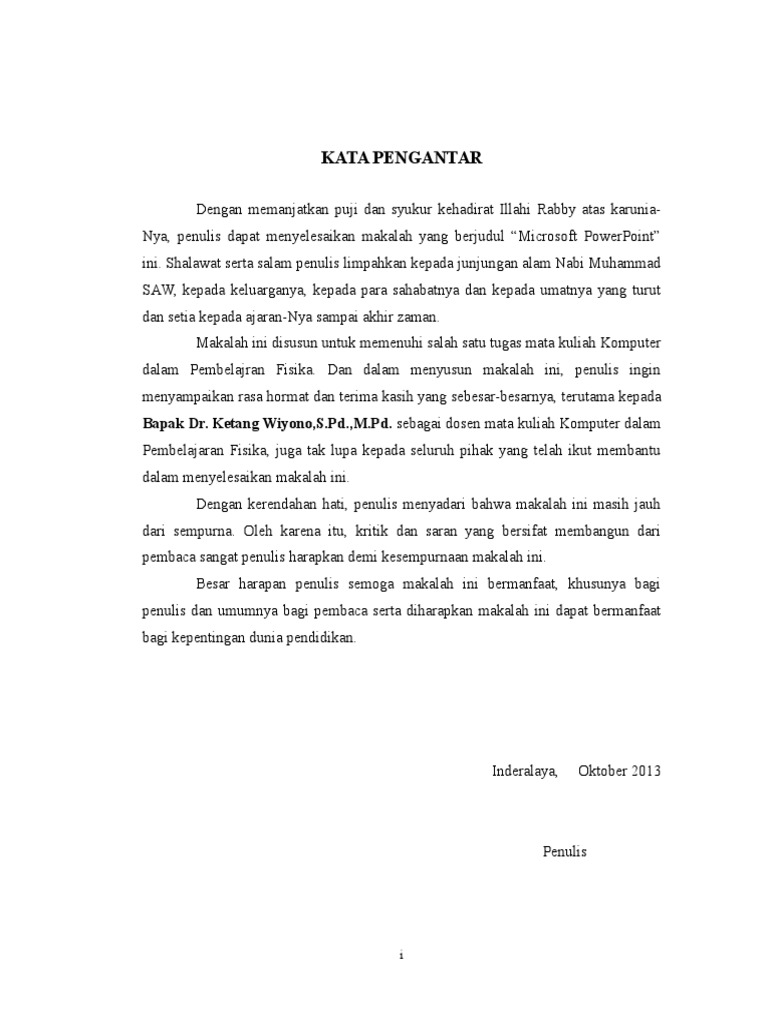 Makalah Ms Power Point
