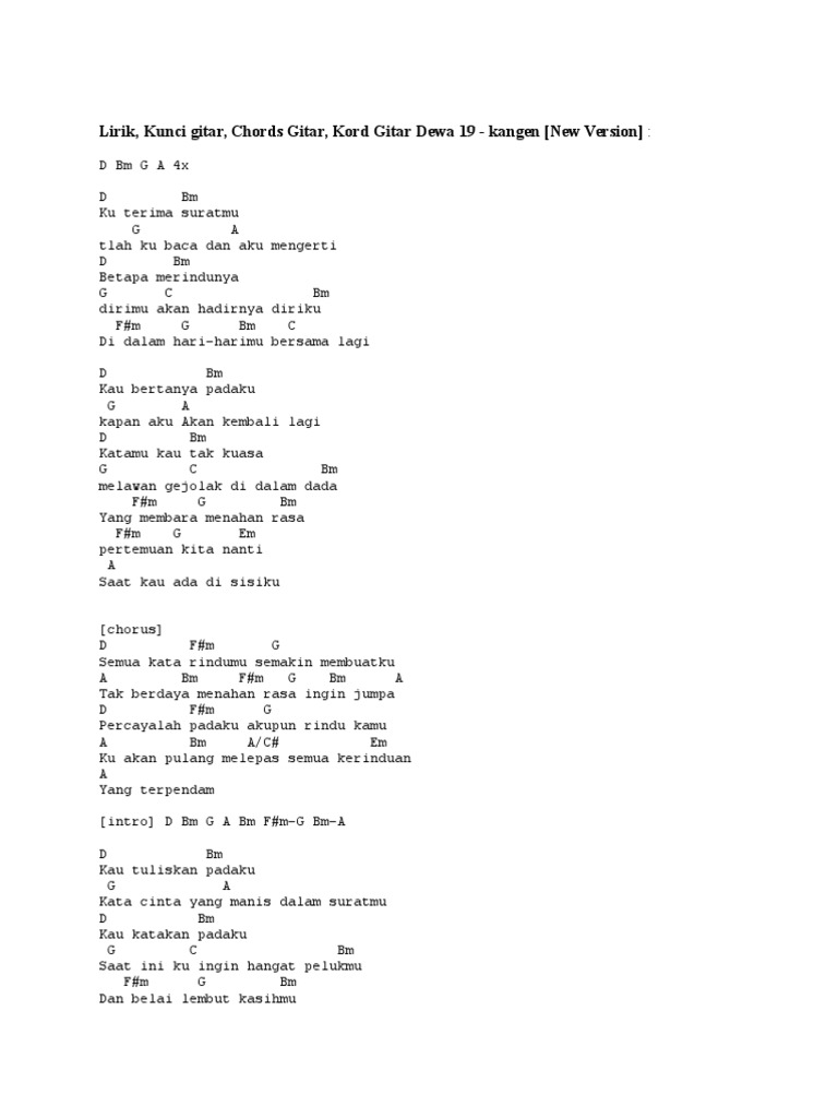 Lirik Pdf Bentuk Lagu Bentuk Musik