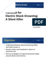 Electric Shock Drowning - A Silent Killer