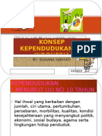 Konsep Kependudukan Di Indonesia