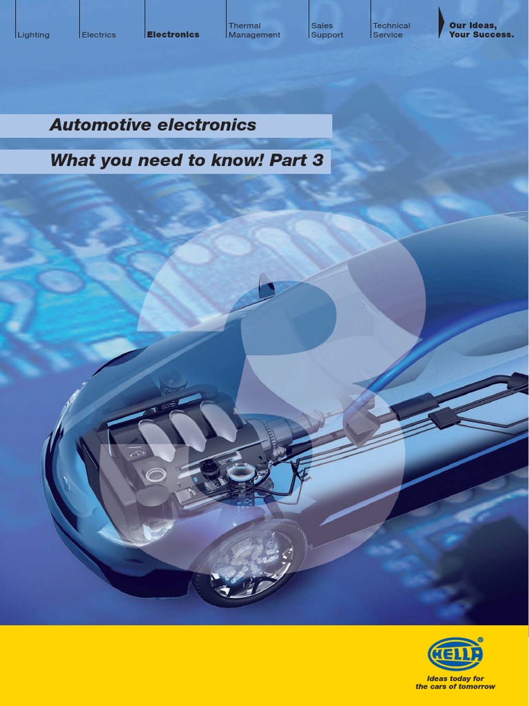 Automotive Electronics Part 3 PDF Airbag Electrical Connector