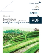 Private Equity and Emerging Markets Agribusiness