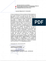 Edital Leilão 11.CEL.2015 - Criciúma - Içara - Orleans - Publicado em 20 de Maio de 2015
