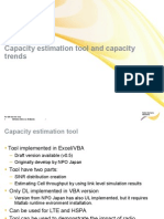 Capacity Estimation Tool and Example Trends