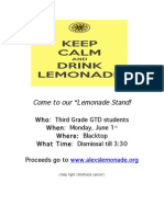 Lemonade Flyer