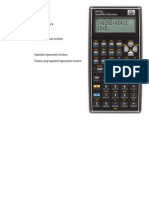 HP Calculators: HP 35s Hyperbolic Functions
