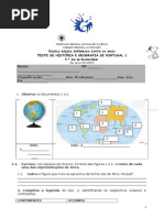 teste história e Geografia de Portugal.