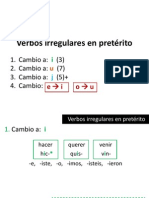 Spanish Preterito Irregular