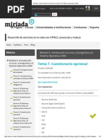 Cuestionario de Curso de Javascript