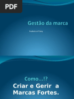 Gestão Da Marca
