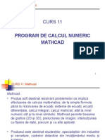 Curs 11 S1 2013-2014- Mathcad - Functii Simple