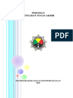 Rancangan Penulisan Tugas Akhir PKTJ TNR PDF