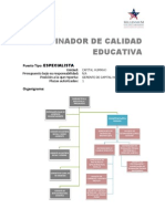 Coordinador de Calidad Educativa