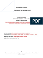 Términos Integra Mod II 2 Proyecto en Operación Agroganadera Muraza 17-06-2014