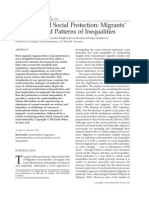 Transnational Social Protection: Migrants ' Strategies and Patterns of Inequalities