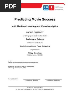 movie success prediction using machine learning