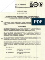 Resolucion 450 Junta Acueducto y Alcantarillado San Esteban