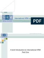 International HRM Presentation