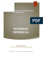 Integridad referencial bases datos