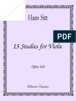 Sitt_15 Estudios Para Viola Op.116