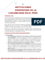 Representativas de la contabilidad en el Perú